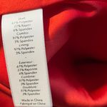 Likely  Carro Dress Scarlet Red Women's 4 Mini Rosette Detail High Neck Stretch‎ Photo 8