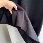 ZARA  Quarter Zip Maxi Sweater Dress with Ribbed Knit Trim in Black size Small Photo 9