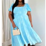 Show Me Your Mumu  Mia Midi Dress Blue Clip Butterfly 2X NWT Photo 0