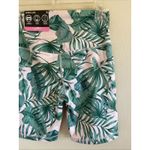 Gottex  Pastel Pink Tropical Palm Active Biker Shorts Phone Pocket Small NEW NWT‎ Photo 5