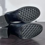 Aerosole Endearing black leather Lace up Chucky heel shoes women's size 7 Photo 7