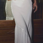 Free People NWT  Intimately Sweet On You Bias Half Slip in Ivory Size XS Photo 0