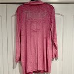 Juicy Couture Pink Bling Velour Button-Down Night Shirt large Photo 4