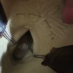 Mexicana Women Brown Leather Western Cowboy Boots White Stitching Pointed Toe 39 Size 8 Photo 4