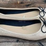 Parisian  Plus Black Trim Ballet Flats Size 9.5 Photo 7
