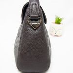 Vintage Dunlop Leather handbag, shoulder bag Brown Photo 3