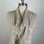 Aritzia Wilfred Free Fei Fei Alpaca Blend Fringe Trim Sweatee Vest Photo 3