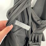 SheIn Black Women’s Ribbed Cutout Ruffle Waist Tie Back One Piece Swimsuit 1XL Photo 3