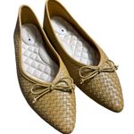 Birdies  Goldfinch Slip On Flats Womens Tan Woven Size 6.5 Basket Weave Brown Photo 0