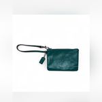 Coach  Wristlet  Green with lavender lining Photo 1