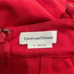 Lovers + Friends  Size XS Dress Cece Gown in Red Rose $228 Cut Out Sexy Photo 8