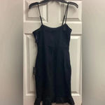 Lulus Mini Dress With Ruffle Hem Size Medium Photo 4