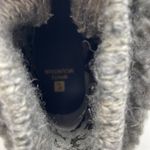 White Mountain Sandro Combat Boots 5 Light Gray Faux Leather Lace Up Lined Photo 7