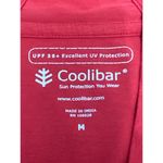 Coolibar Womens UPF 50+ Hooded Tunic Dress C over up M Red Cotton Blend Size M Photo 4