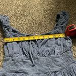 Old Navy blue eyelet lace capsleeve mini sundress M Photo 7