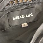 Sugar + Lips Black Lace Top Shorts Romper Jumpsuit Size Large NWT Photo 5