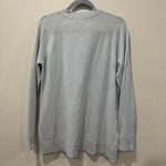 NAADAM Wool Cashmere Side Button Crewneck Tunic Sweater Sz S Baby Blue Photo 4