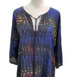 Johnny Was  Colorful Flowy Lightweight Boho Tunic Blouse Top Dress size Small Photo 1