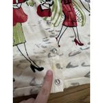 Christopher & Banks Women City Long Sleeve Button Down Shirt Colorful Sz Medium Photo 5