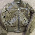 Army Green Bomber Jacket Photo 0