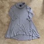 Cowl Neck Dress Gray Photo 2