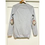 Burberry Brit check elbow patch cashmere and cotton blue cardigan Sweater size M Photo 1