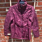 Merrell Merrill Puffer Jacket Burgundy Medium Lightweight Photo 0