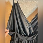 Love Culture  NWT Black Wrap Camisole Romper
Flowy lined backless sexy summer Photo 12