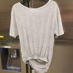 💕AVOCADO💕 Cloud Tee ~ Front Knot High Low Hem 100% Cotton Grey Acid Wash NWT Gray Size M Photo 1