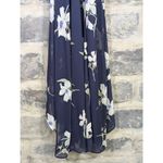 Lulu's Dress Woman's Small All Mine Navy Blue Floral Print High Photo 8