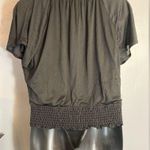 Style & Co black floral blouse Photo 5