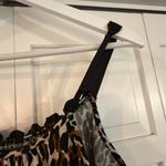 Betsey Johnson Betsy Johnson Y2K leopard ruffled bow tank size small Photo 4