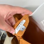 FAVLUX Boutique Golden Orange Wrap Bow Tie Waist Poncho Top Blouse Medium M Photo 3