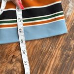 Japna B8  Striped Wide Leg Jumpsuit Smocked Bodice Cropped Women's Small Photo 3