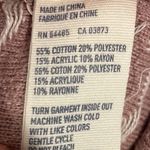 American Eagle Outfitters Dusty Rose Knit Lace Sweater Photo 7