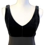 Vtg Niki By Niki Livas Y2K Maxi Evening Dress Sz 8Velvet Top Whimsigoth 90s HOCO Black Photo 1
