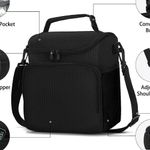 Lunch Box for Men,Insulated Lunch Bag Women with Adjustable Shoulder Strap, Cooler Bag with Drinks Holder for Adult Work Picnic Beach Workout Photo 3