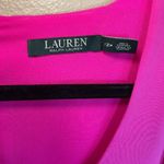 Lauren Ralph Lauren Black Label Midi Dress Sz 12 Petite Pink Sleeveless Fuschia Photo 2