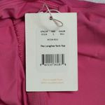 ANDIE NWT Longline Tank Top Rouge Pink Bikini Adjustable Ruched Scoop Neck Small Photo 8
