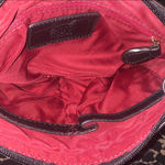 Anne Klein Vintage   Black Croc-Embossed Shoulder Bag Photo 5