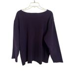 American Vintage Vtg 90s Purple Fleece Evergreen Tree Sweater Size XL Embroidered Rhinestones Photo 1