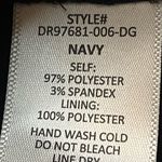 Lush Clothing Lush one shoulder draped satin navy dress NWT Photo 6