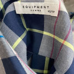 Equipment  Daddy‎ Groundwork Plaid Tie Front Shirt Photo 10