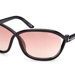 Tom Ford  SUNGLASSES FT1069 01Z Shiny Black / Violet Gradient Mirror Photo 0