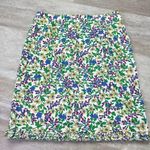 Ralph Lauren Vintage Ralph  Spring Floral Ruffle Bottom Skirt Size 4 Photo 4