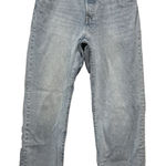 Levi's  Premium 501 Straight Leg Jeans Womens 28 Button Fly Distress Light Blue Photo 0