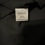 AQUA  Dark Silver Metallic Pleated Elastic Waist skirt size small Photo 5