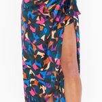 Show Me Your Mumu EUC SMYM Mosaic Magic Wrap Skirt - Luxe Satin Photo 1
