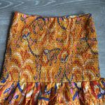 Farm Rio NEW  Palms Party Smocked Mini Skirt Medium Photo 2