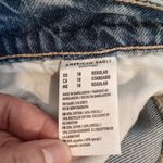 American Eagle Dreamy Drape Super High Rise Baggy Wide Leg Womens 18 Blue Photo 8